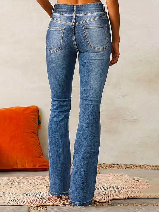 Aya | Højtaljede flared jeans