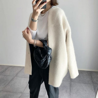 Julie | Blød Knaplukket Cardigan