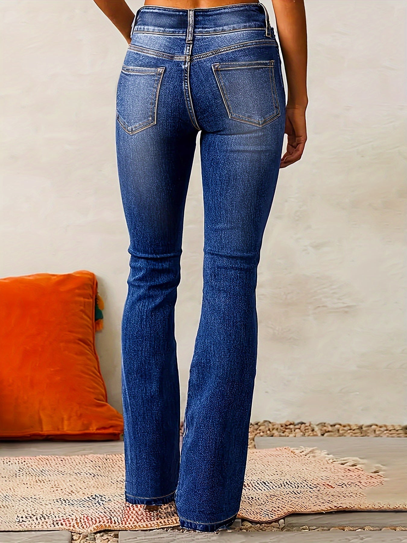 Aya | Højtaljede flared jeans