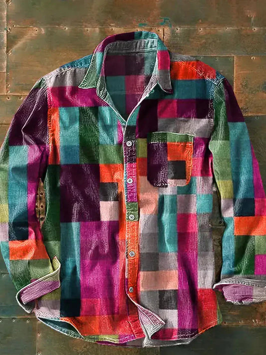 Noa - Vintage unisex-skjorte